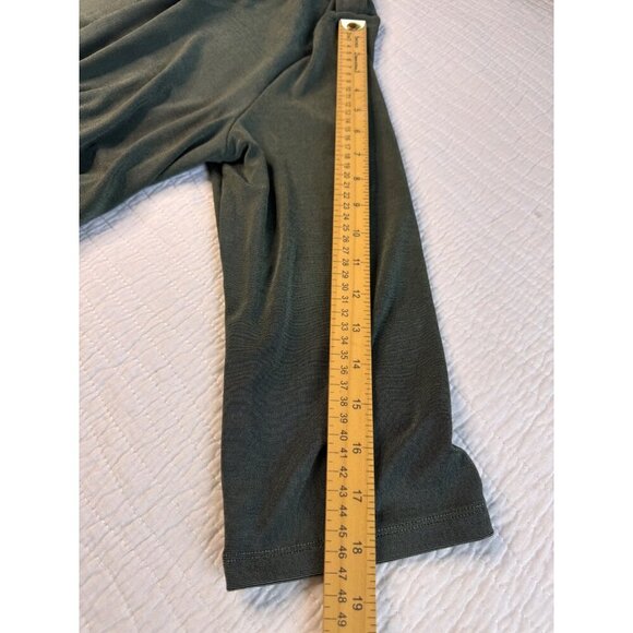 Chicos Women's Travelers Open Front Jacket SZ 2/L Green Mature Travel Long Sleev - Picture 7 of 7